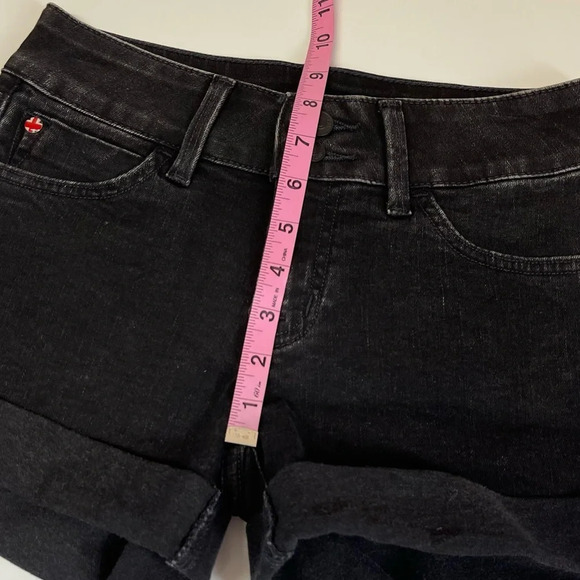 NEW Hudson Jeans Shorts Womens Size 25 Black Ruby Drama Club Cuffed NWT - Picture 10 of 11
